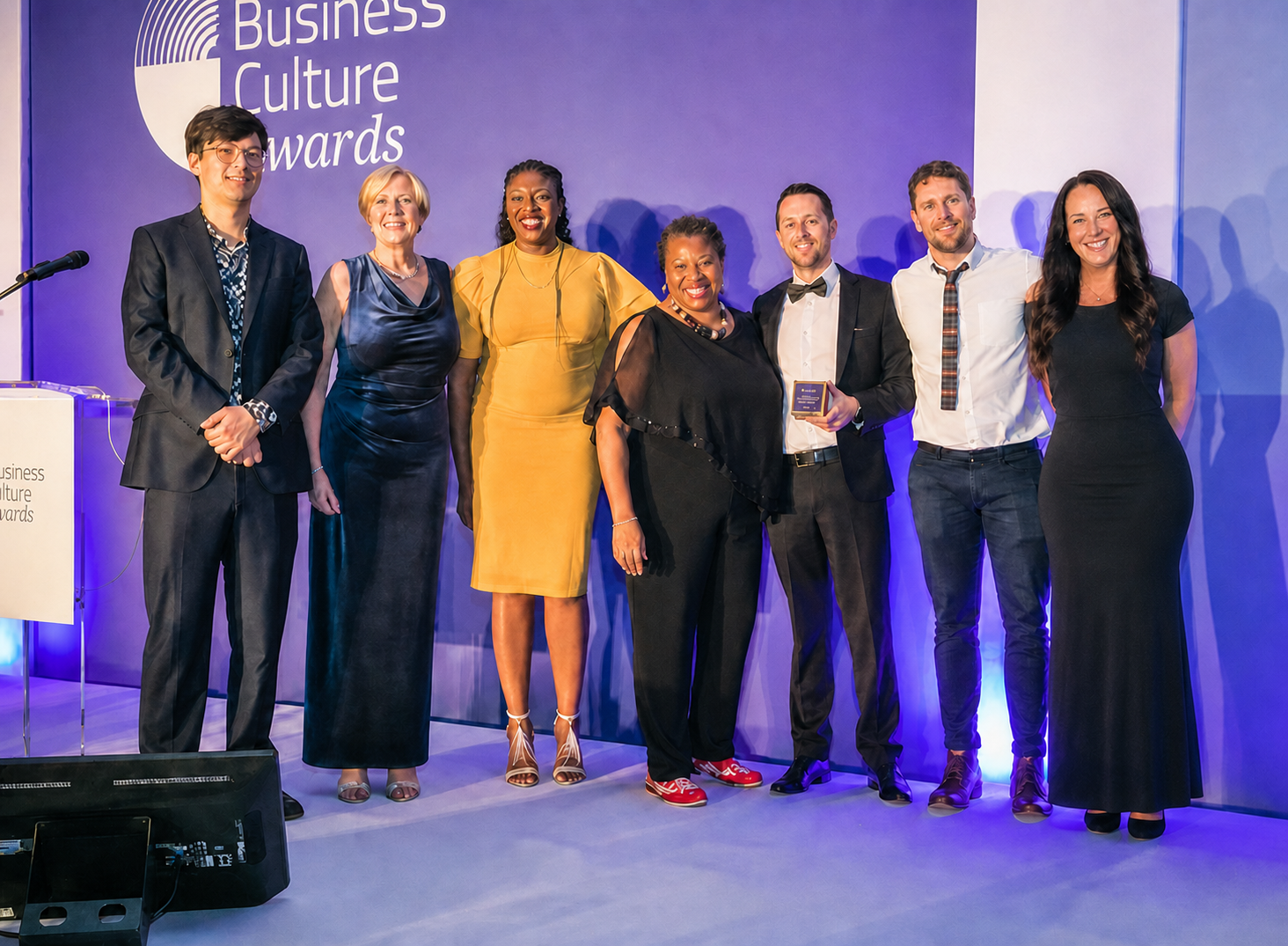 Business Culture Awards Winners t-three and Mitie